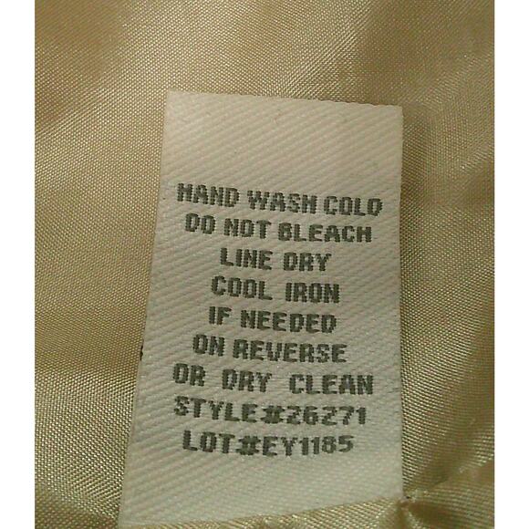 Ronni Nicole Gold Rose Metallic Print Sleeveless Knee Length Sheath Dress Sz 12 - Picture 6 of 9